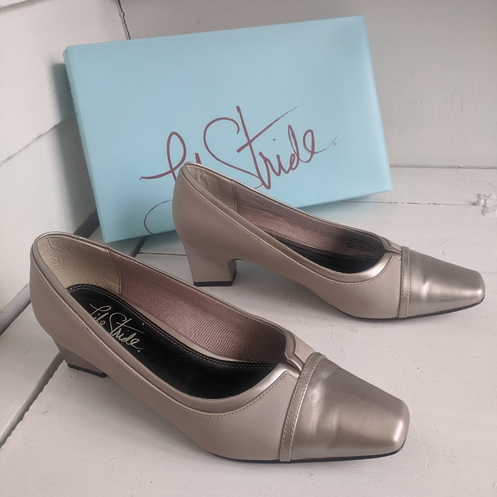 Life Stride Jermaine Pump 7 1/2 W Neutral Taupe
